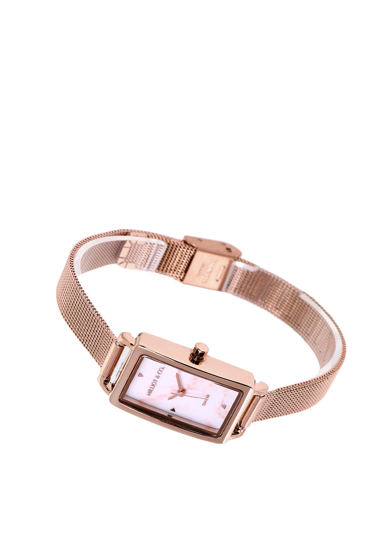 Raven Stainless Steel Analogue Watch (Rose Gold)