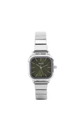 Ainsley II Stainless Steel Strap Shift Watch (Silver)