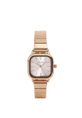 Ainsley II Stainless Steel Strap Shift Watch (Silver/Rose Gold)