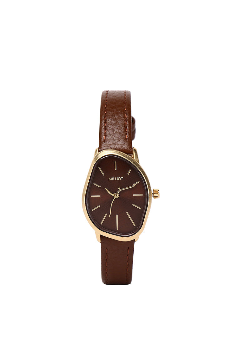Collins Analogue Watch (Coffee)