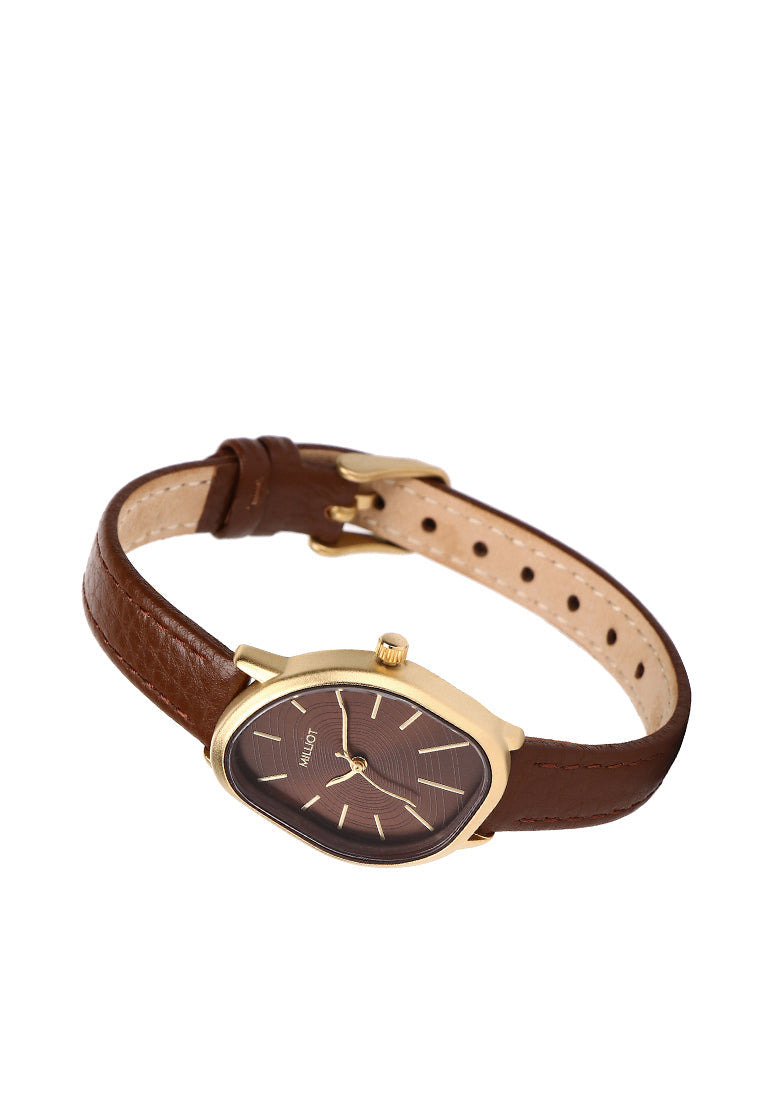 Collins Analogue Watch (Coffee)