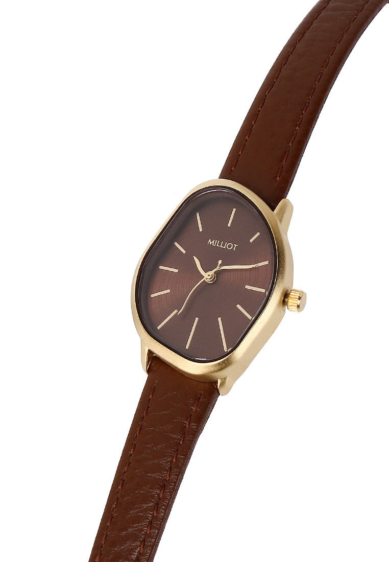 Collins Analogue Watch (Coffee)