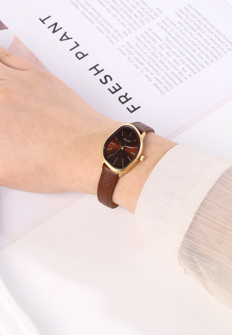Collins Analogue Watch (Coffee)
