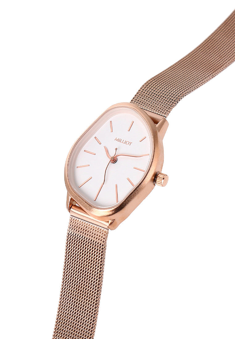 Collins Analogue Watch (Rose Gold)