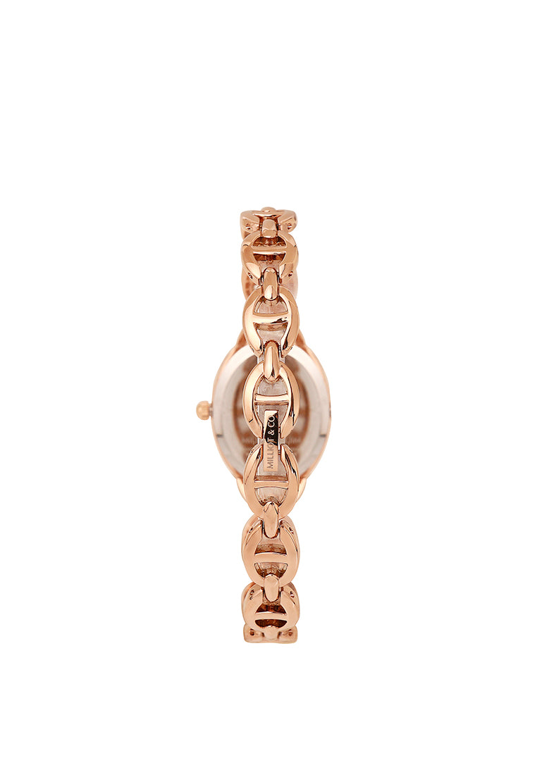 Rebecca Classic Bracelet Analog  Watch with Bracelet Set (Rose Gold)