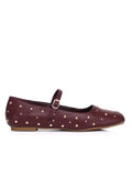 Lyla Ballerina & Flats With Stub (Maroon)
