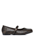 Leandra Mary Jane Ballerina Flats (Espresso)