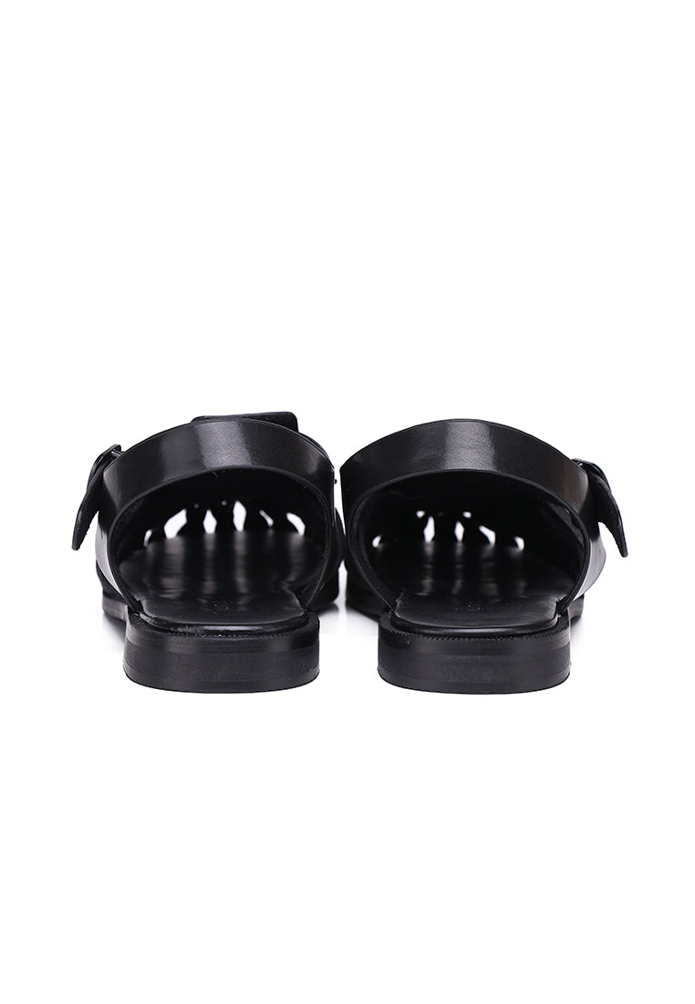 Hazel Fisherman Sandals (Black)