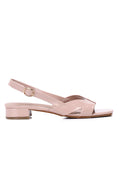 Hailey Patent Slingback Sandals (Pink)