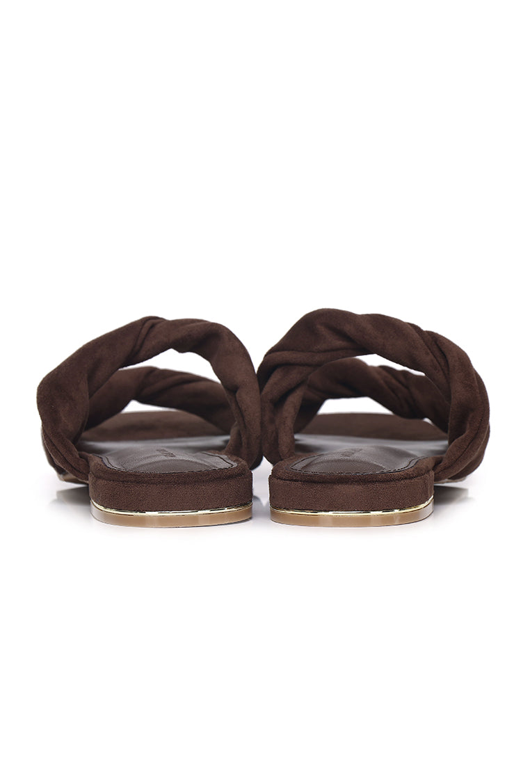 Adelaide Soft Suede Sandals (Espresso)