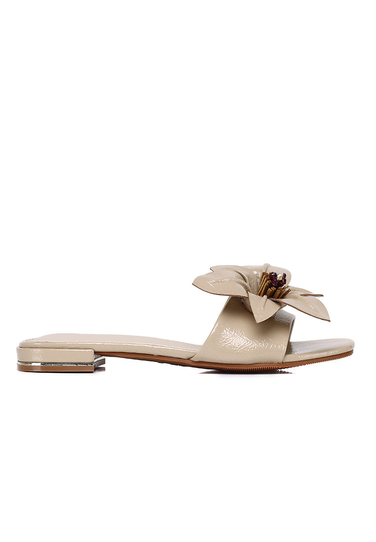 Rowan Floral Sandals (Khaki)