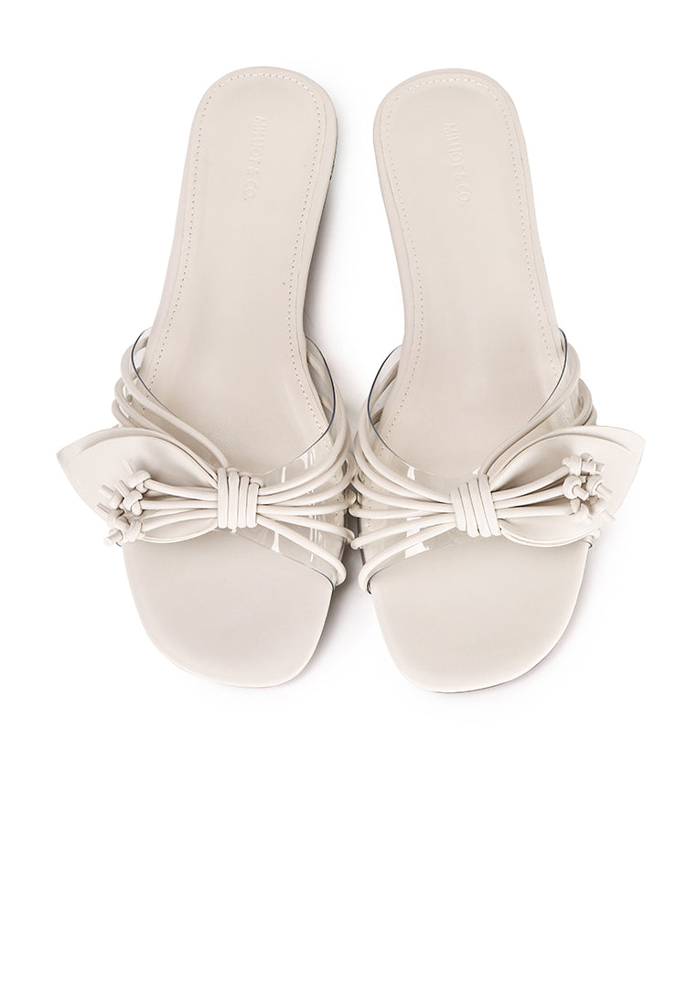 Albie Leaf Sandals (White)