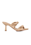 Camille Soft Suede Heels (Brown)