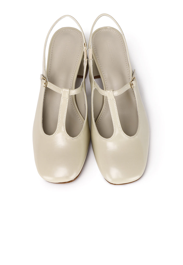 Carlos Block Pumps Heels (Beige)