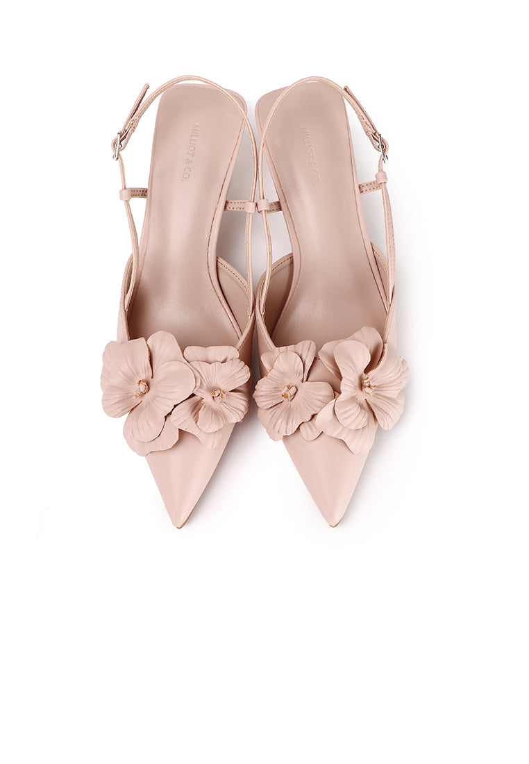 Veronica Floral Heels (Pink)