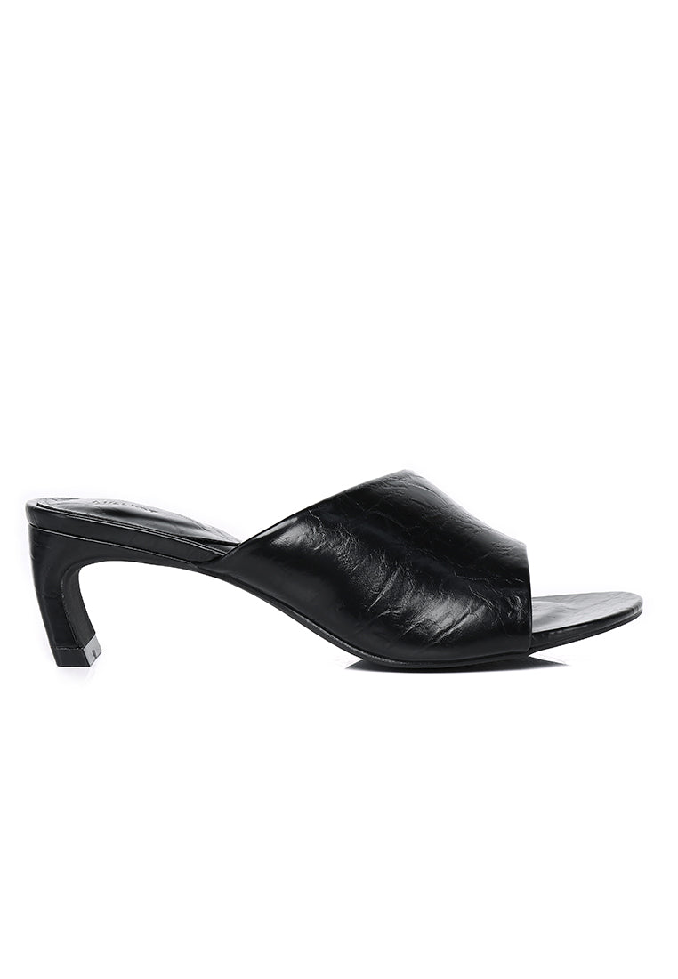 Marcela Heeled Sandals (Black)