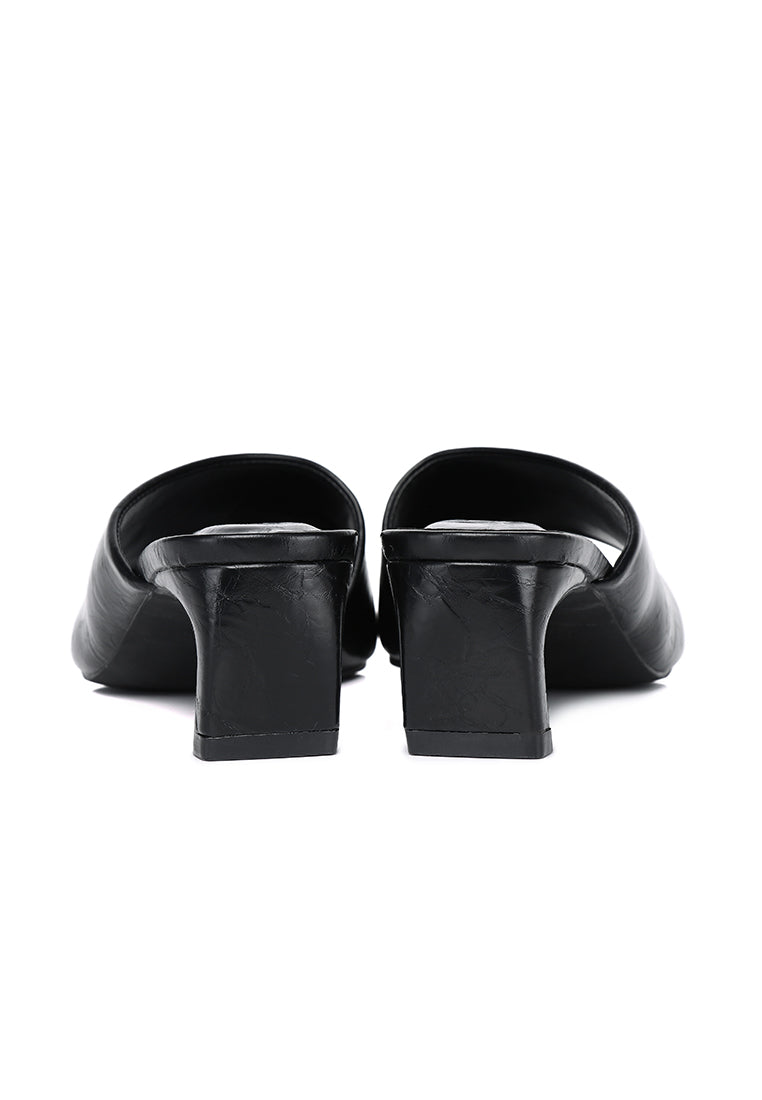Marcela Heeled Sandals (Black)