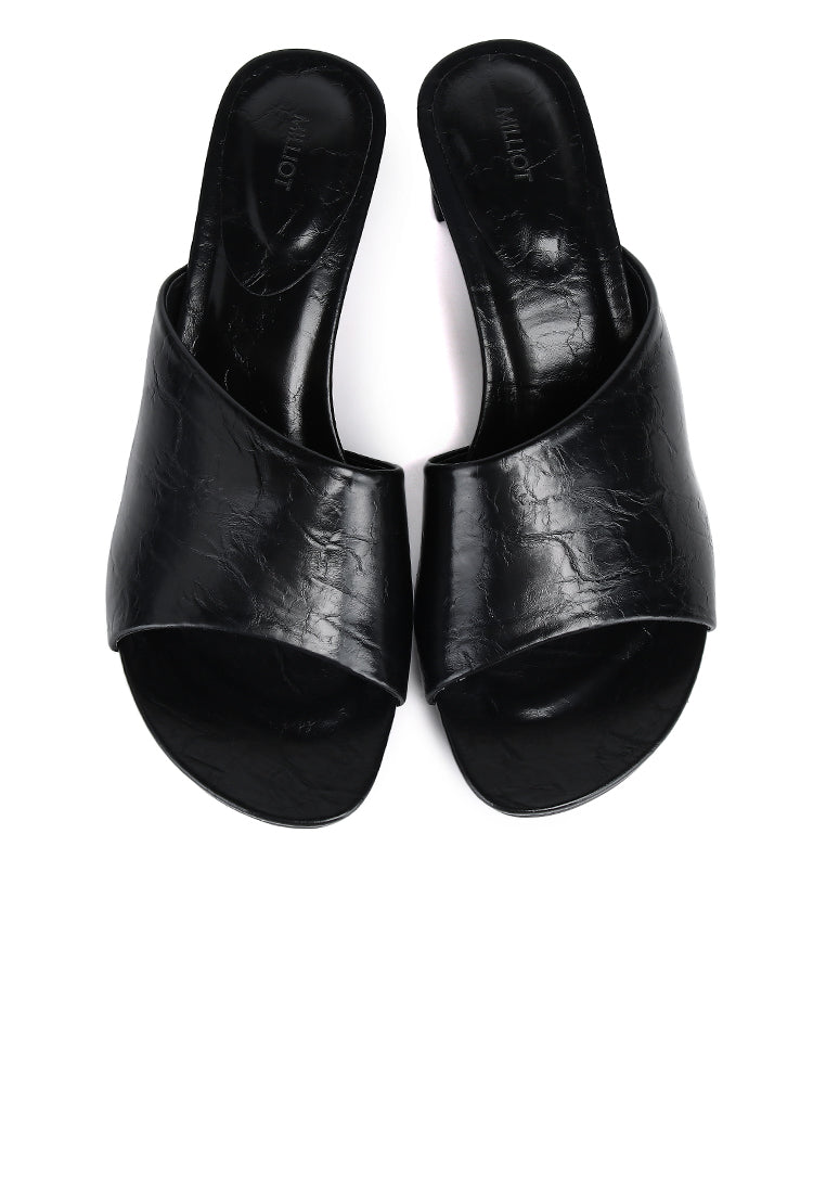 Marcela Heeled Sandals (Black)