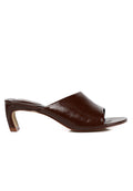 Marcela Heeled Sandals (Brown)