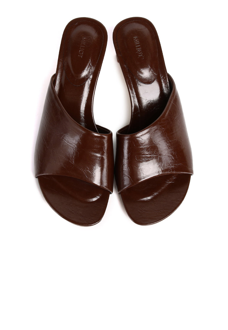 Marcela Heeled Sandals (Brown)