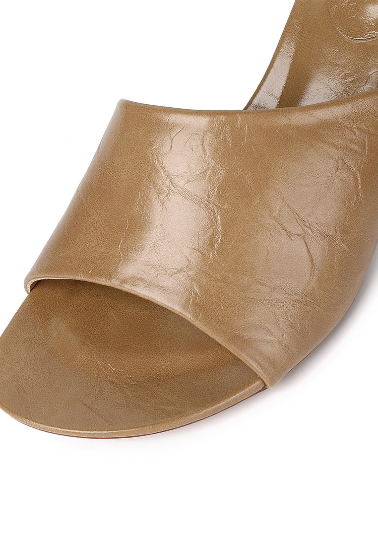 Marcela Heeled Sandals (Camel)