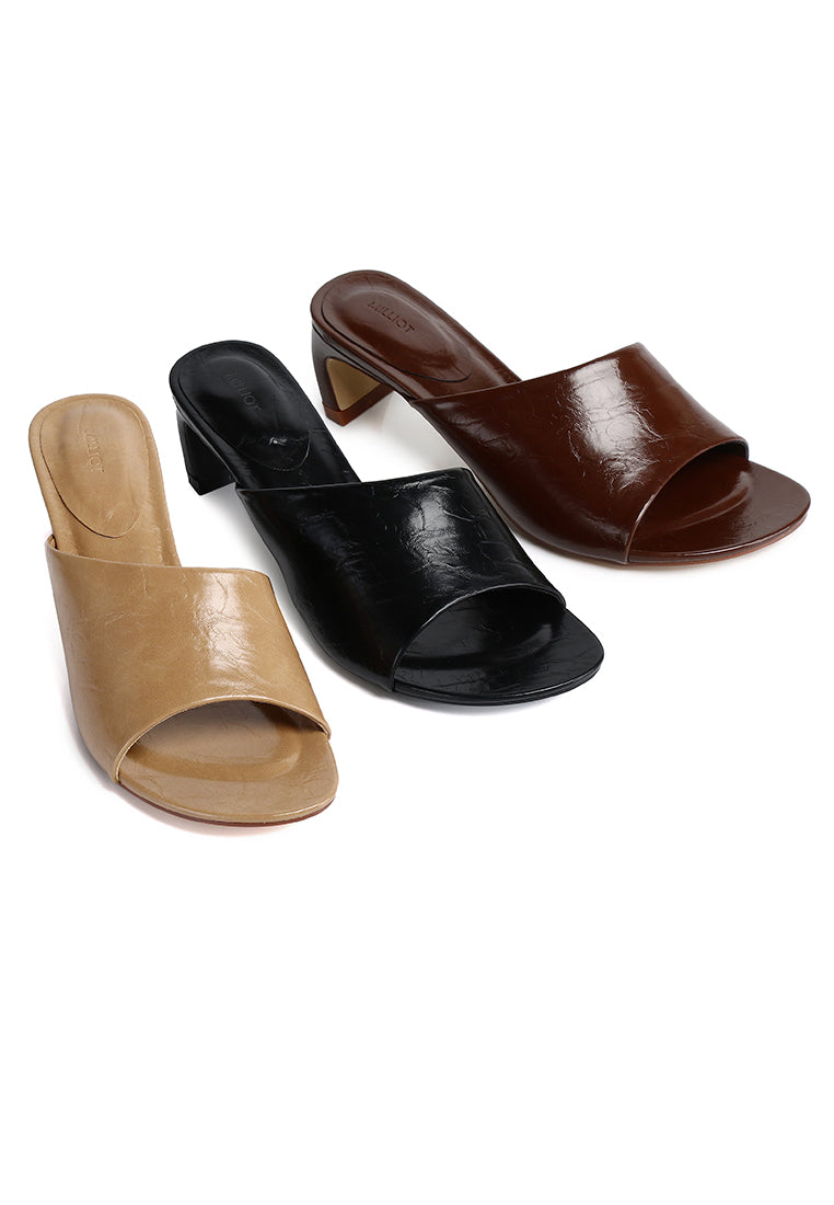 Marcela Heeled Sandals (Camel)