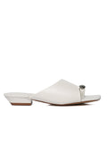 Daniela Toe Ring Heeled Sandals (Off White)