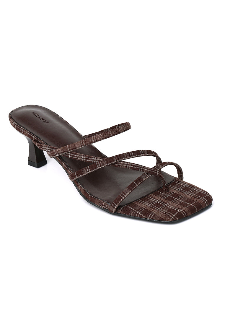Gianna Strappy Heels (Espresso)