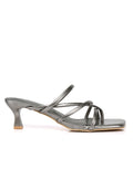 Gianna Strappy Heels (Silver)