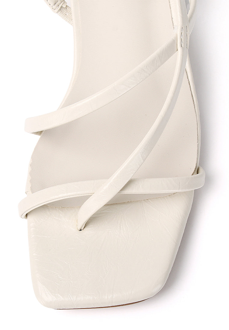 Rem Strappy Heels Heels (Beige)
