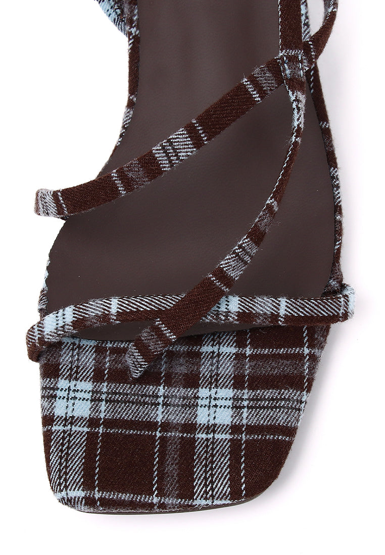 Rem Strappy Heels Heels (Brown)