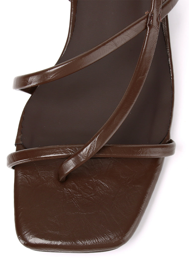 Rem Strappy Heels Heels (Espresso)