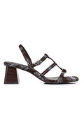 Alana Strappy Block Heels (Espresso)