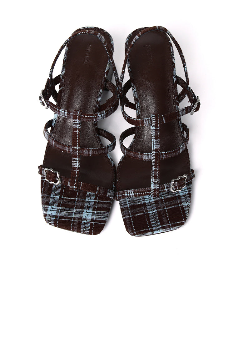 Alana Strappy Block Heels (Espresso)