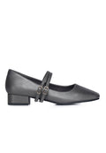 Florence Interchangeable Strap Mary Jane Pumps (Platinum)