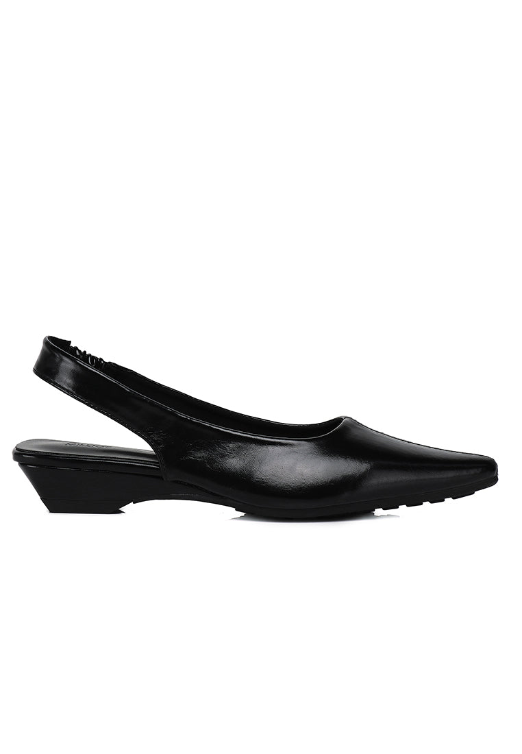 Sage Wedge Pumps (Black)