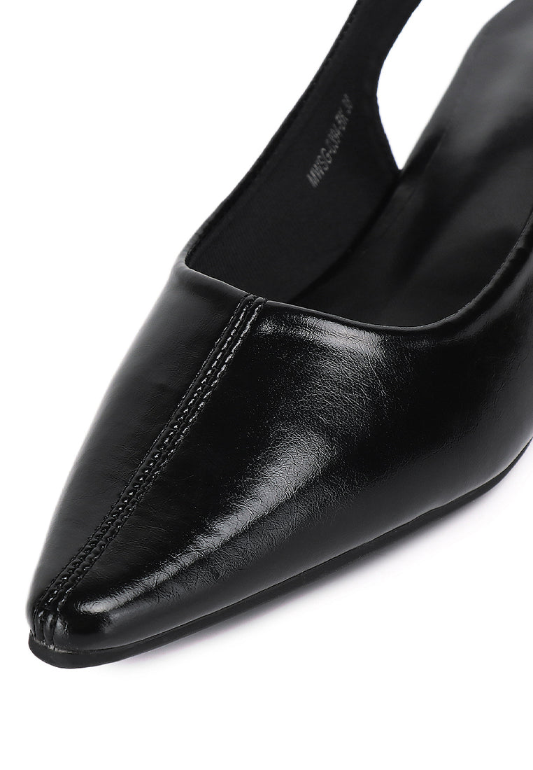 Sage Wedge Pumps (Black)