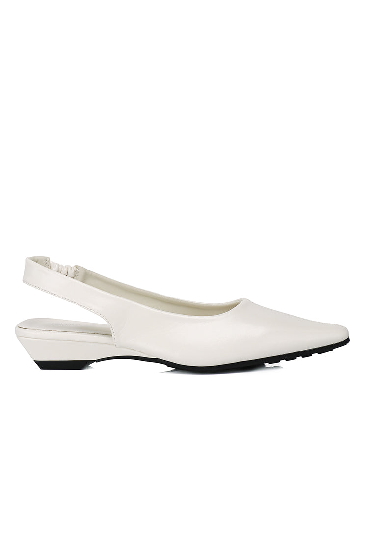Sage Wedge Pumps (Cream)