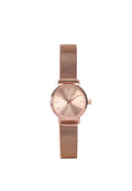 Miller Mesh Strap Analog Watch (Rose Gold)