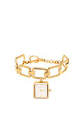 Scarlett Stainless Steel Chain Bracelet Watch (Gold)
