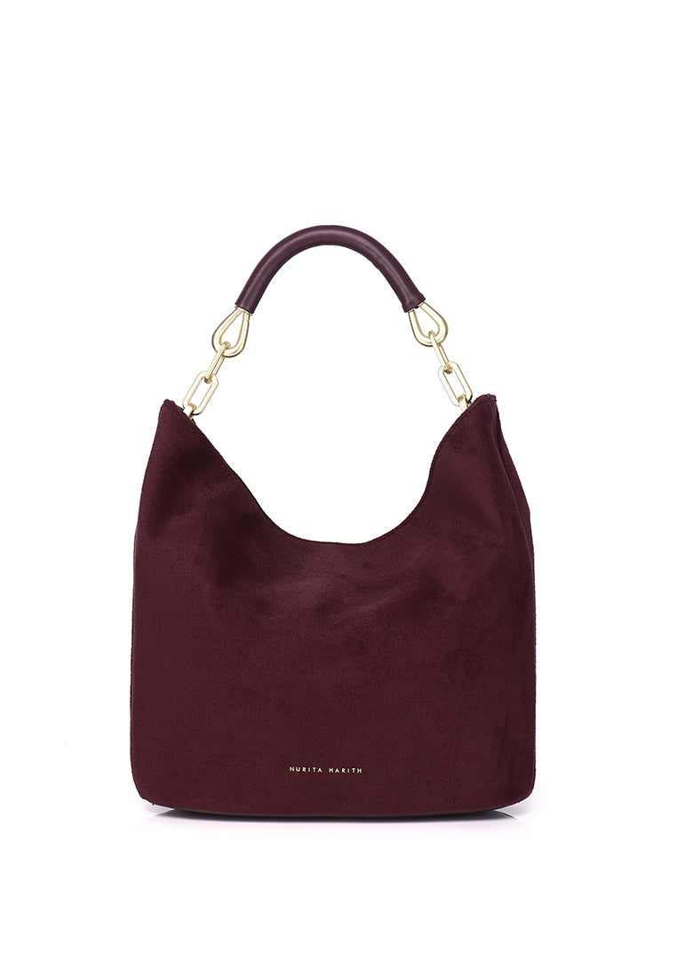 Nasya Top Handle Bag (Maroon)