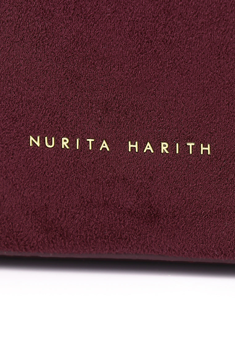 Nasya Top Handle Bag (Maroon)