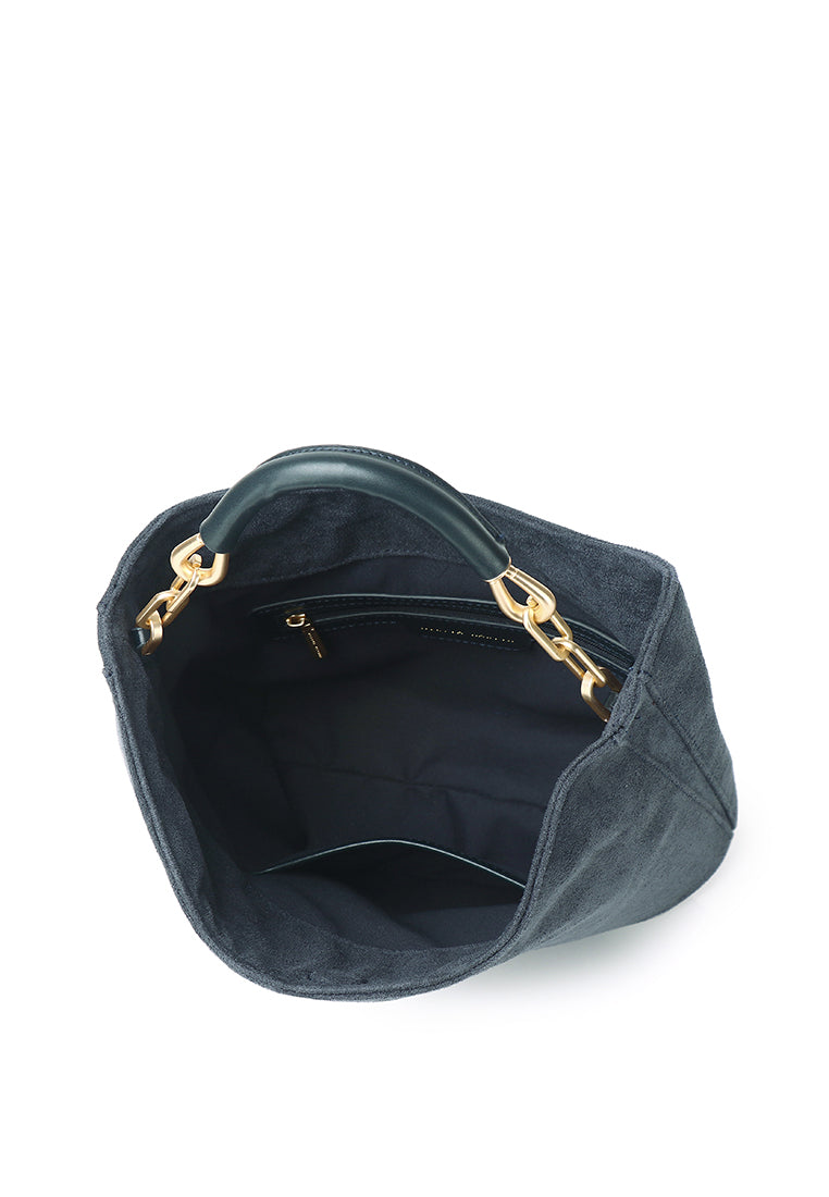 Nasya Top Handle Bag (Navy)
