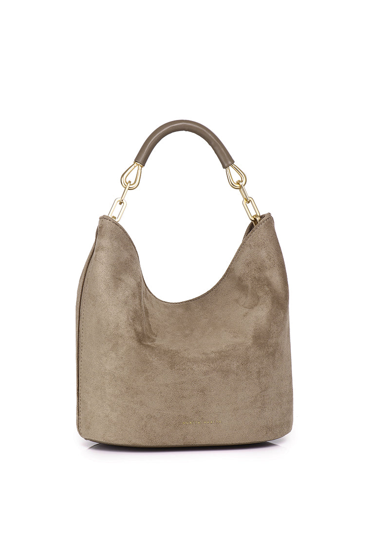 Nasya Top Handle Bag (Taupe)