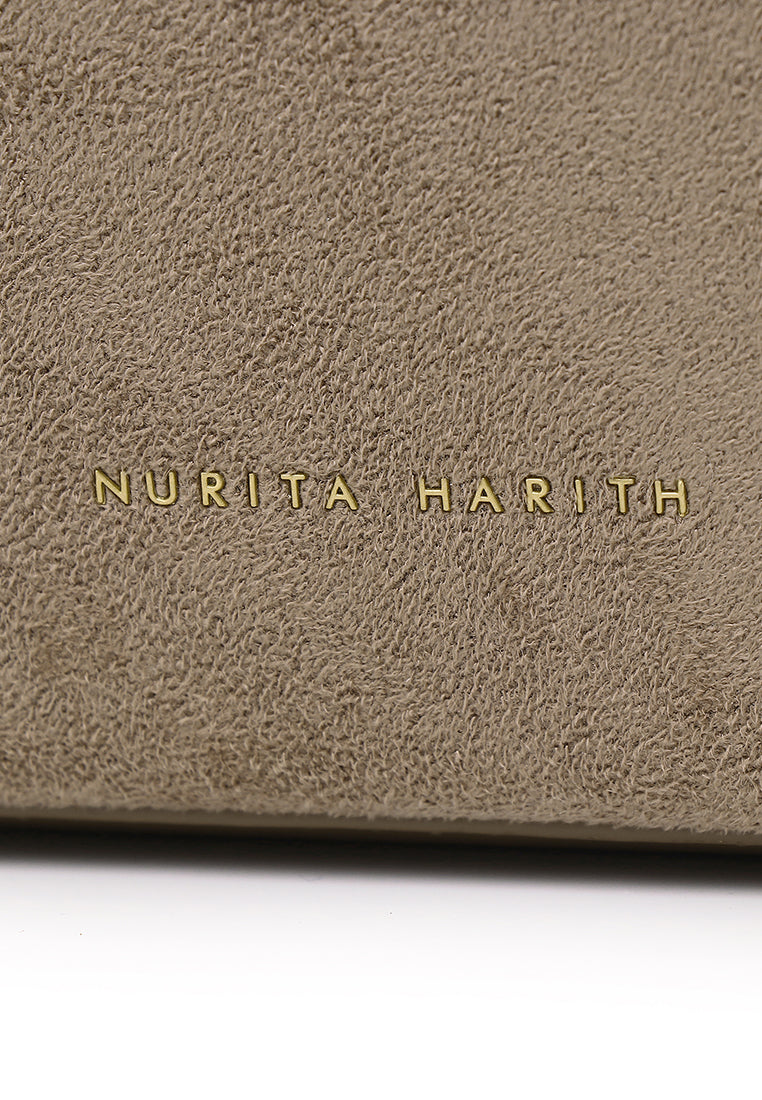 Nasya Top Handle Bag (Taupe)