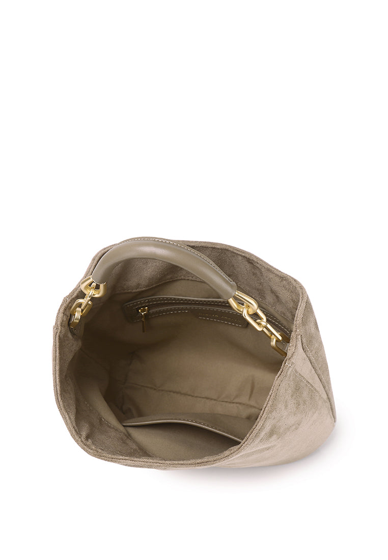 Nasya Top Handle Bag (Taupe)