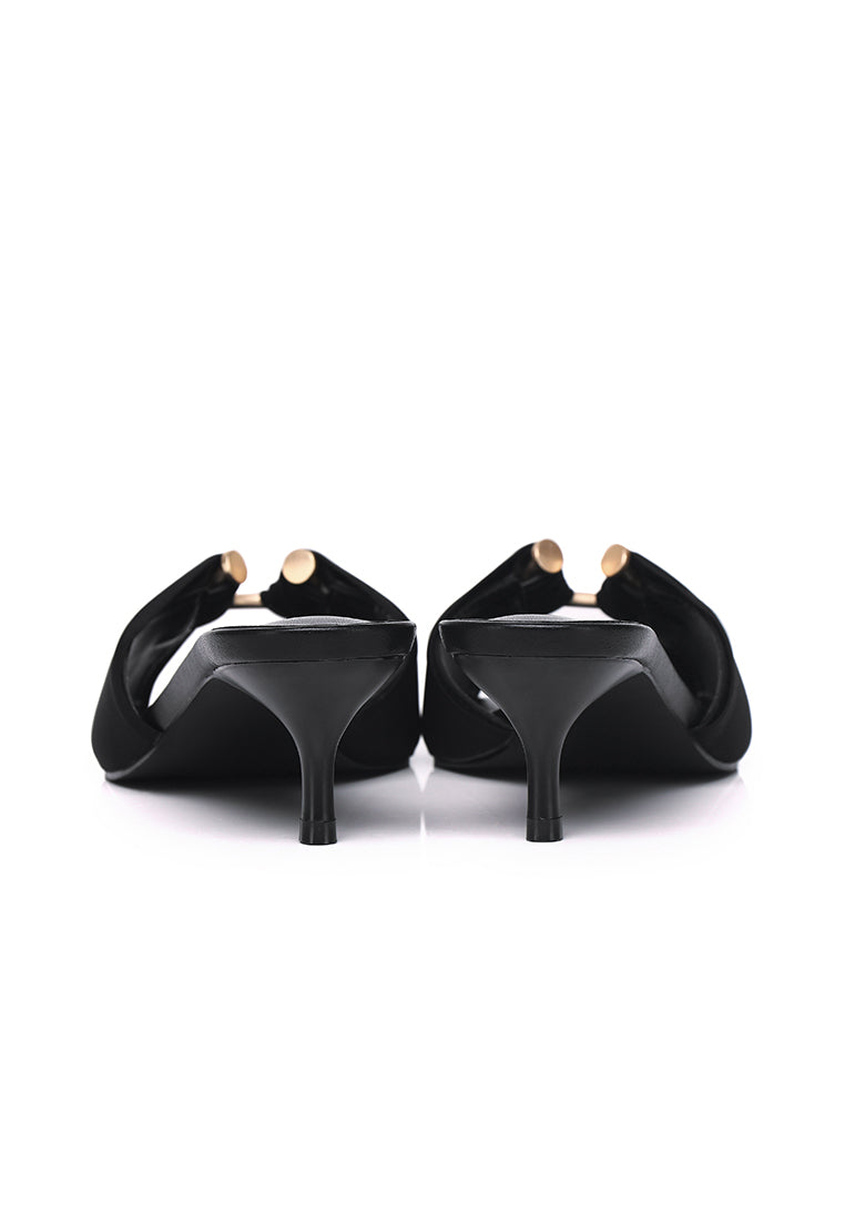Hazeera Buckle Heels (Black)