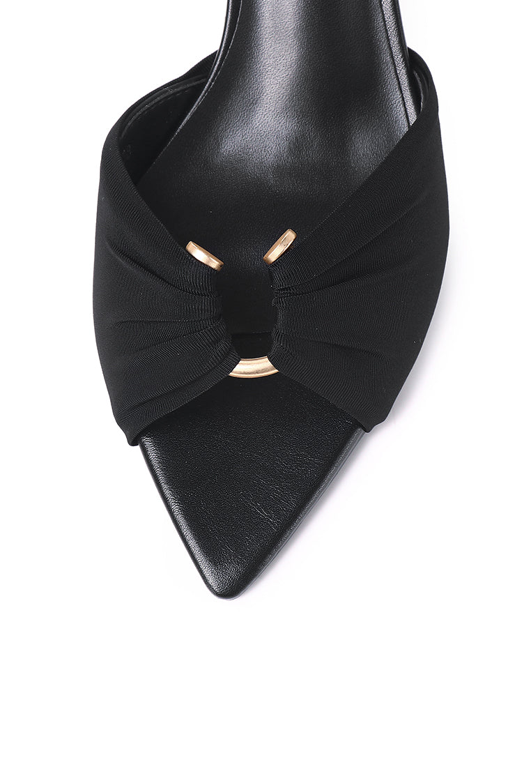 Hazeera Buckle Heels (Black)