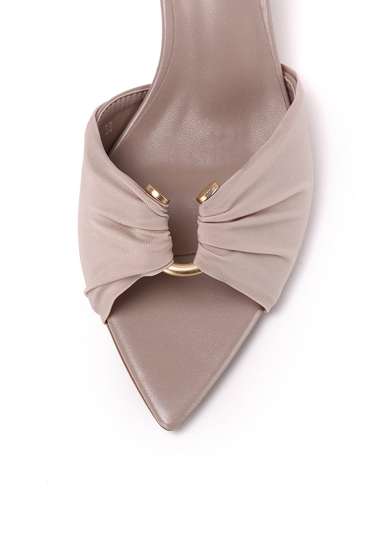 Hazeera Buckle Heels (Nude)