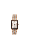 Sophia Rose Gold Metal Analogue Watch  (Salmon)